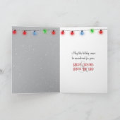 Carte Cheval de Noël (Intérieur)