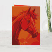 Carte Cheval de Nouvel An Chinois 2026 VGC (Dos)