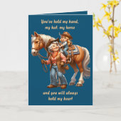 Carte Cheval de Rodéo Occidental Grand-mère Cowgirl Pers (Fleur jaune)