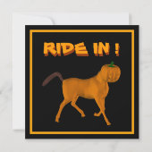 Carte Cheval d'Halloween (Dos)