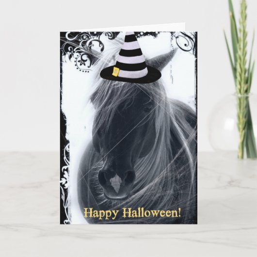 Carte Cheval d'Halloween (Devant)