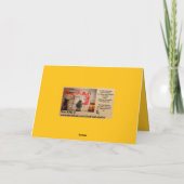 Carte Cheval en automne (Dos)