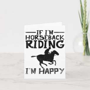 Carte Cheval Équitation Chevaux Cheval Cadeaux Si Je Hor