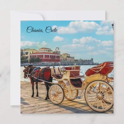 Carte Cheval et chariot (Devant)
