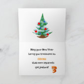 Carte Cheval et écureuil (Intérieur)