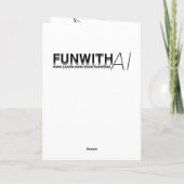 Carte Cheval et Fleurs Whimsical Personnalisé Anniversai (Dos)