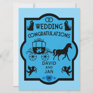 Carte Cheval Et Panier Romantique Mariage