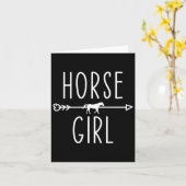 Carte Cheval Fille J'Aime Mes Chevaux Riding Lover Eques (Fleur jaune)