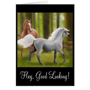 Carte Cheval Hey Good Look