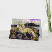 Carte Cheval islandais Art Déco (Devant)