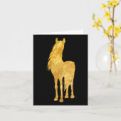 Carte Cheval Lover Équitation équitation Anniversaire éq (Fleur jaune)