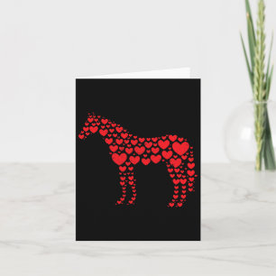 Carte Cheval Lover Heart Cadeau Horseback Rider & Ri