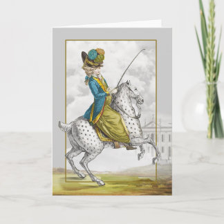 Carte Cheval Marie Antoinette