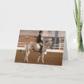 Carte Cheval Pinto Dressage (Devant)