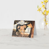 Carte Cheval Sourd Pinto Chiaro (Fleur jaune)