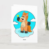 Carte Cheval sur les nuages (Dos)