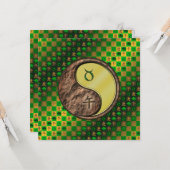 Carte Cheval Taurus et Métal (Devant/Arrière en situation)