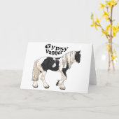 Carte Cheval Tsigane (Fleur jaune)