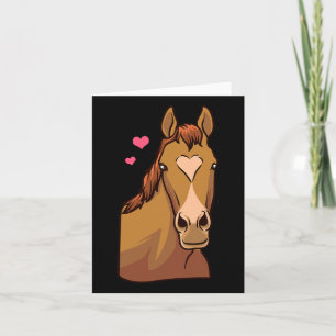 Carte Cheval Valentines Jour Chemise Coeur Pony Horsebac