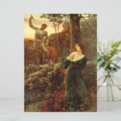 Carte Chevalerie (par Frank Dicksee) (Debout devant)