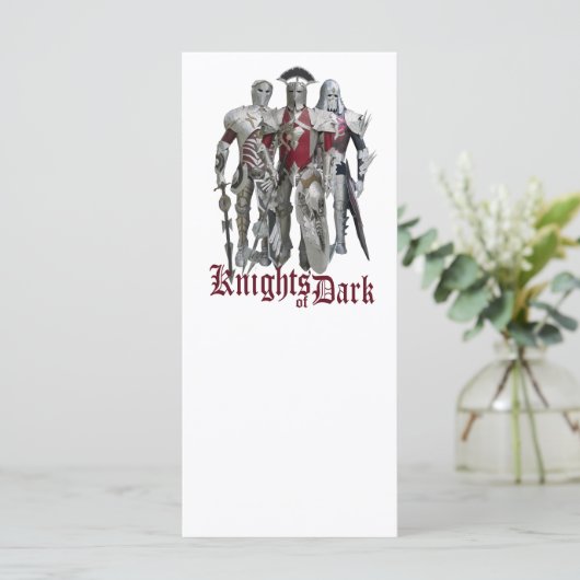 Carte Chevalier des ténèbres (Debout devant)