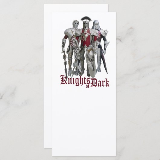 Carte Chevalier des ténèbres (Devant / Derrière)