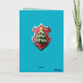 Carte Chevalier drôle avant Noël (Dos)