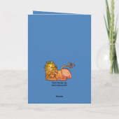 Carte Chevalier et dame médiévale (Dos)