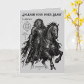 Carte Chevalier Lion de Sabnock (Fleur jaune)