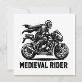 Carte chevalier médiéval (Dos)