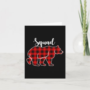 Carte Chevalier Ours Rouge Pâté Costume de Noël Correspo