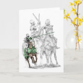 Carte Chevaliers de la Renaissance médiévale (Fleur jaune)