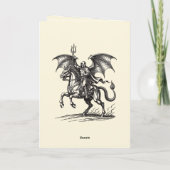 Carte Chevauchée de l'avant-garde infernale (Dos)