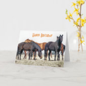 CARTE CHEVAUX (Fleur jaune)