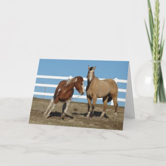 Carte Chevaux Argue, Amis Forever (Devant)