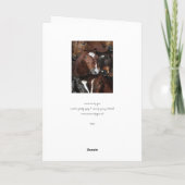 Carte Chevaux, chevaux, chevaux saluant le DAO (Dos)