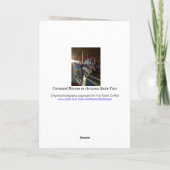 Carte Chevaux colorés de carrousel/anniversaire de (Dos)