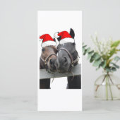 Carte Chevaux de Noël (Debout devant)