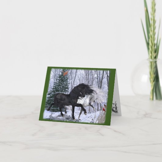 Carte Chevaux de Noël 2022 (Devant)