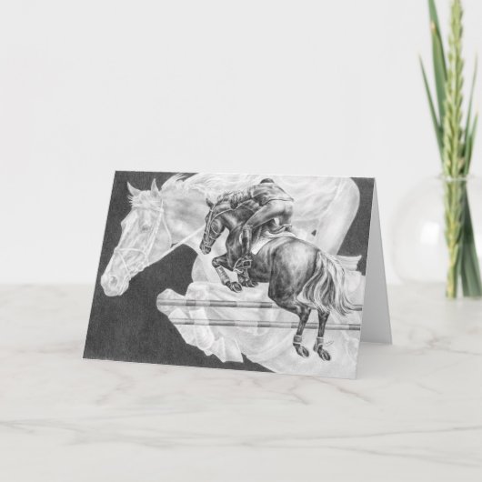 Carte Chevaux de pullover dessinant par le cygne de (Devant)