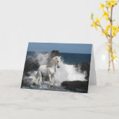 Carte Chevaux d'imaginaire : Mers du sud (Fleur jaune)