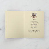 Carte Chevaux occidentaux sauvages Anniversaire Mère Ani (Intérieur)