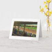 Carte Chevaux s'attaquant au courrier à la voie de (Fleur jaune)