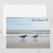 Carte Chevaux sauvages Banques extérieures OBX Corolla N (Devant / Derrière)