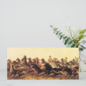 Carte Chevaux sauvages de course par James Walker (Debout devant)