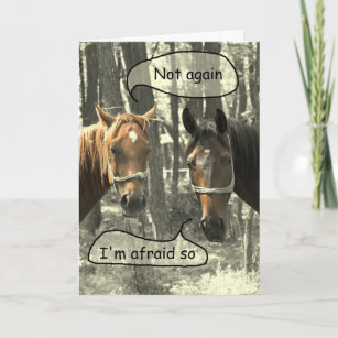 Cartes Humour Cheval D Anniversaire Zazzle Be