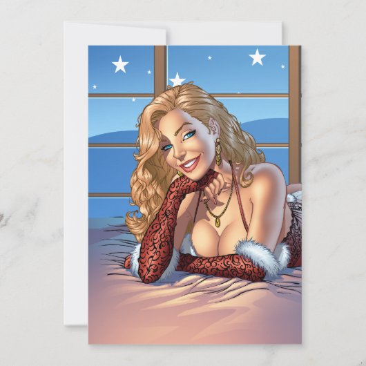 Carte Cheveux blond, Illustration de beauté bleu teint - (Devant)