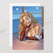 Carte Cheveux blond, Illustration de beauté bleu teint - (Devant / Derrière)