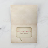 Carte Chèvre d'anniversaire sur la table de billard (Intérieur)