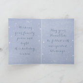 Carte Chèvre de Chat Drôle Menorah & Dreidel Hanukkah Jo (Intérieur)